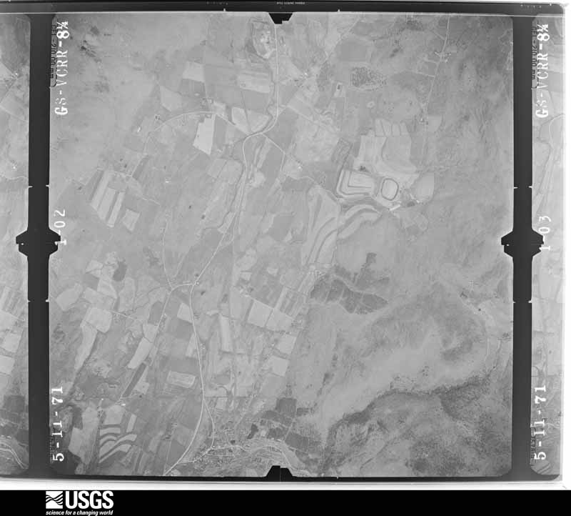 U.S. Geological Survey aerial photograph, 1971-05-11, scale 1:24000