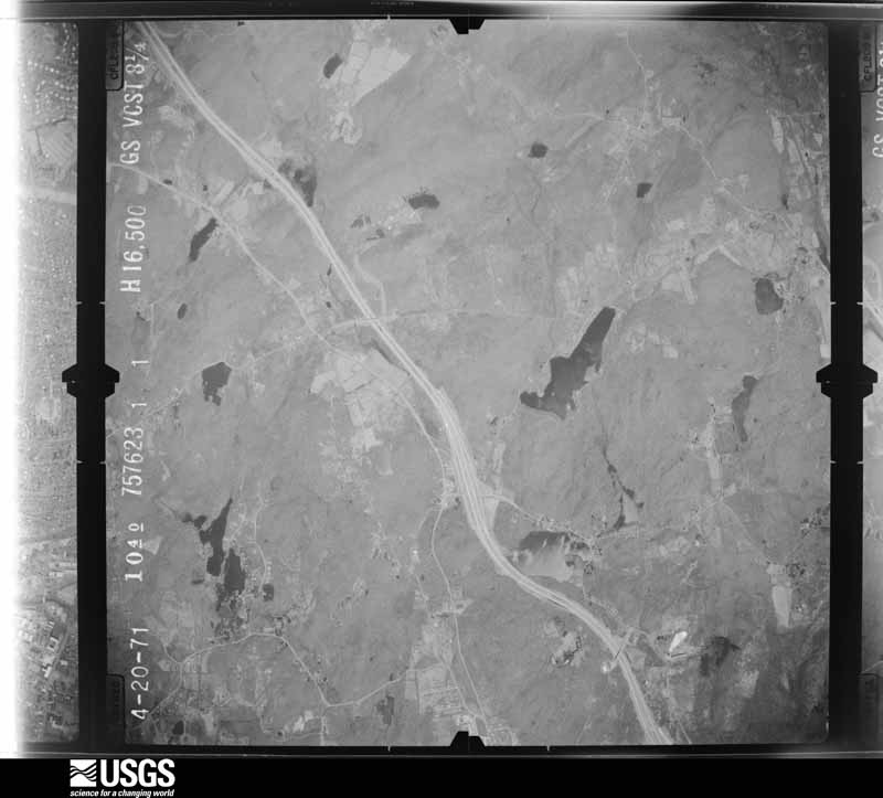 U.S. Geological Survey aerial photograph, 1971-04-20, scale 1:24000