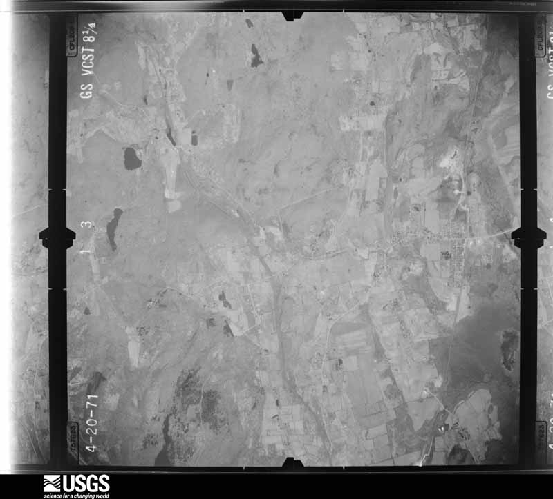 U.S. Geological Survey aerial photograph, 1971-04-20, scale 1:24000