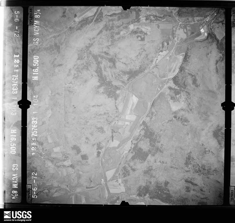 U.S. Geological Survey aerial photograph, 1972-05-06, scale 1:24000