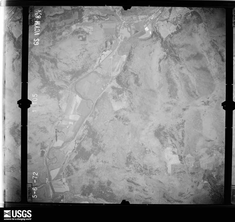 U.S. Geological Survey aerial photograph, 1972-05-06, scale 1:24000