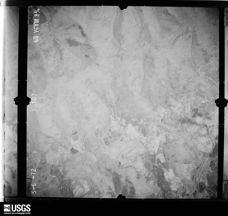 U.S. Geological Survey aerial photograph, 1972-05-06, scale 1:24000