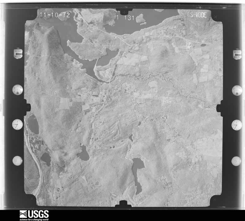 U.S. Geological Survey aerial photograph, 1972-11-10, scale 1:24000