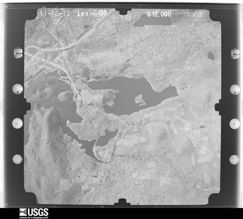 U.S. Geological Survey aerial photograph, 1972-11-10, scale 1:24000