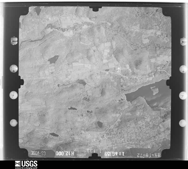 U.S. Geological Survey aerial photograph, 1972-11-10, scale 1:24000