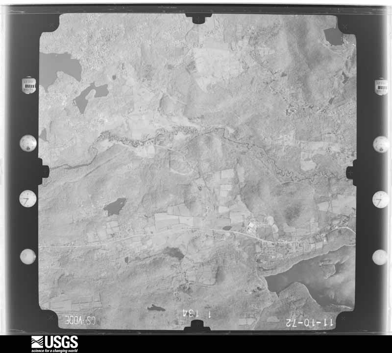 U.S. Geological Survey aerial photograph, 1972-11-10, scale 1:24000