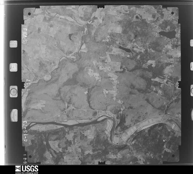U.S. Geological Survey aerial photograph, 1973-04-01, scale 1:40000