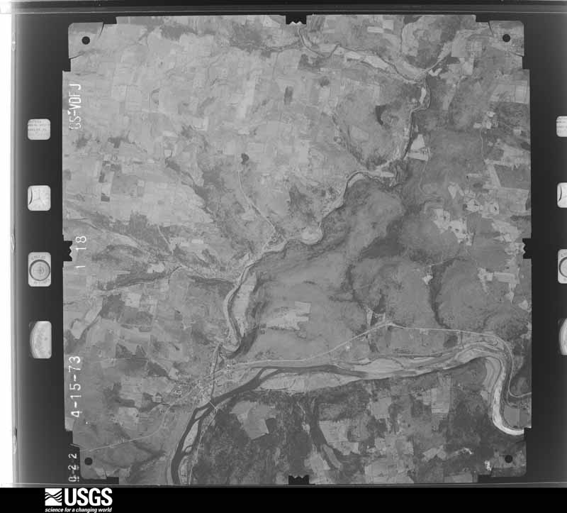 U.S. Geological Survey aerial photograph, 1973-04-01, scale 1:40000