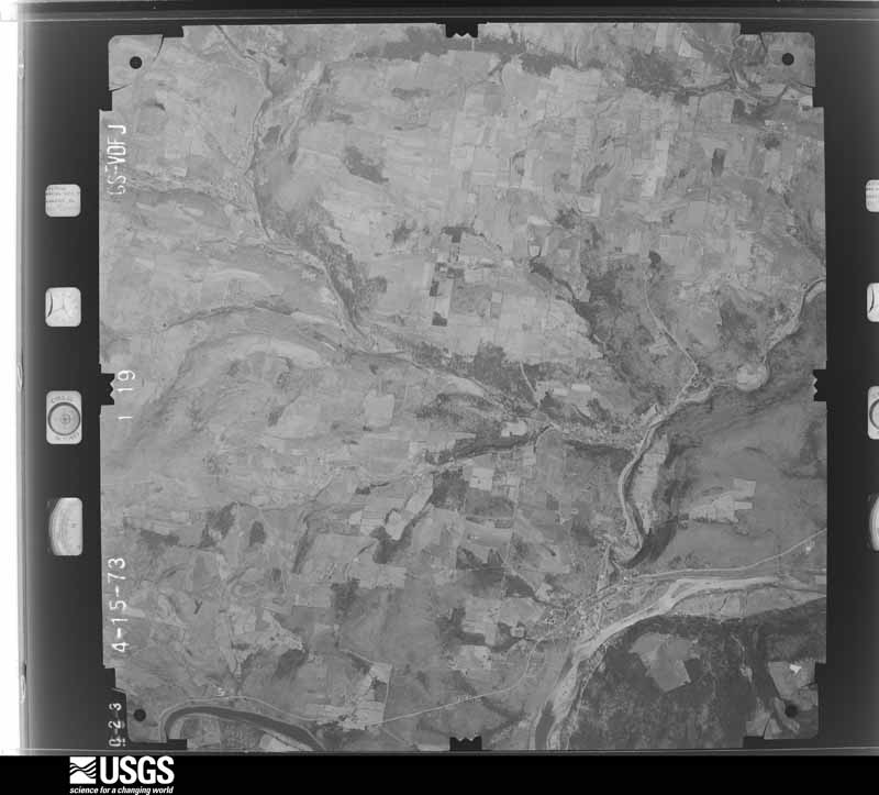 U.S. Geological Survey aerial photograph, 1973-04-01, scale 1:40000