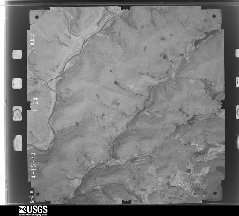 U.S. Geological Survey aerial photograph, 1973-04-01, scale 1:40000