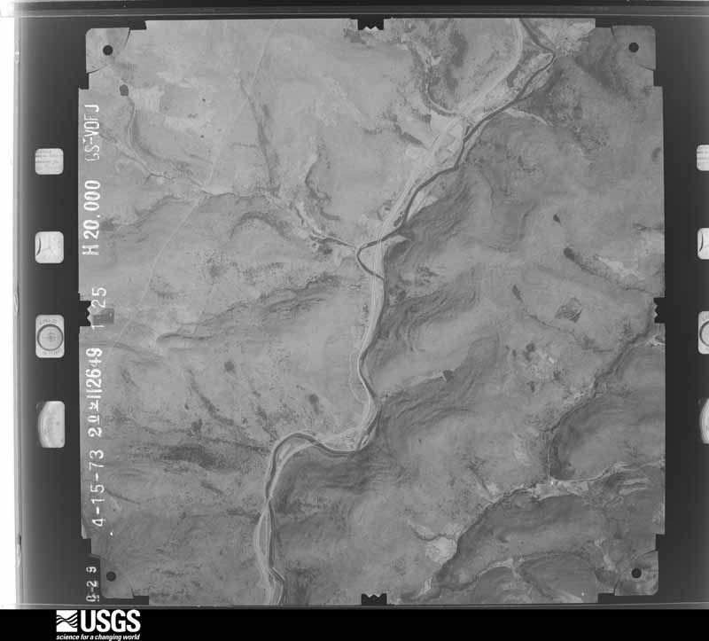 U.S. Geological Survey aerial photograph, 1973-04-01, scale 1:40000