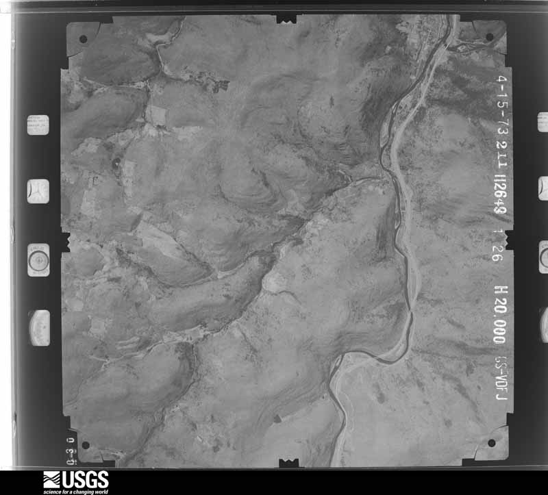 U.S. Geological Survey aerial photograph, 1973-04-01, scale 1:40000