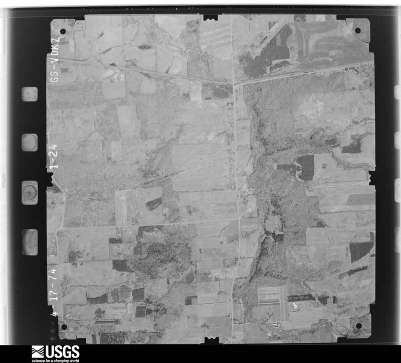 U.S. Geological Survey aerial photograph, 1974-04-01, scale 1:16000