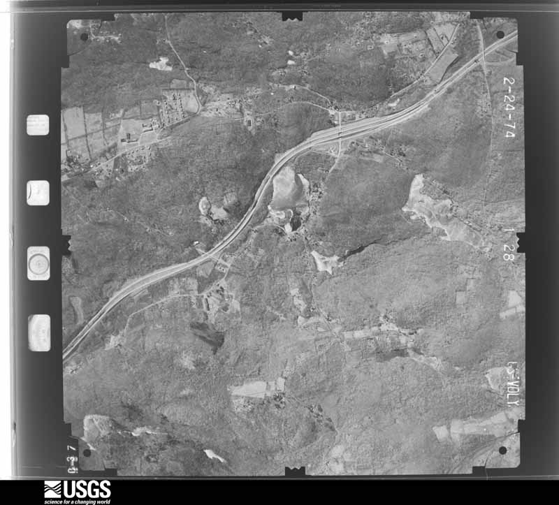 U.S. Geological Survey aerial photograph, 1974-04-07, scale 1:19000