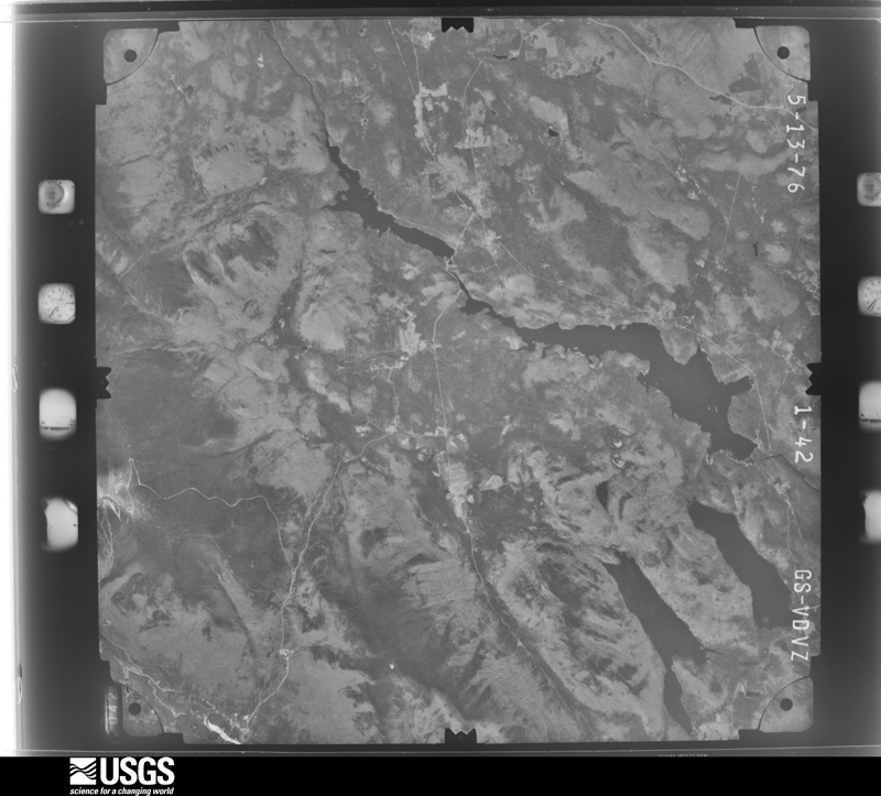 U.S. Geological Survey aerial photograph, 1976-05-01, scale 1:78000