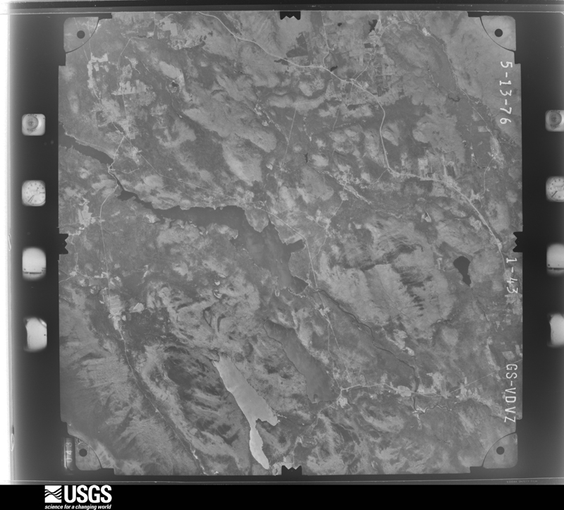 U.S. Geological Survey aerial photograph, 1976-05-01, scale 1:78000