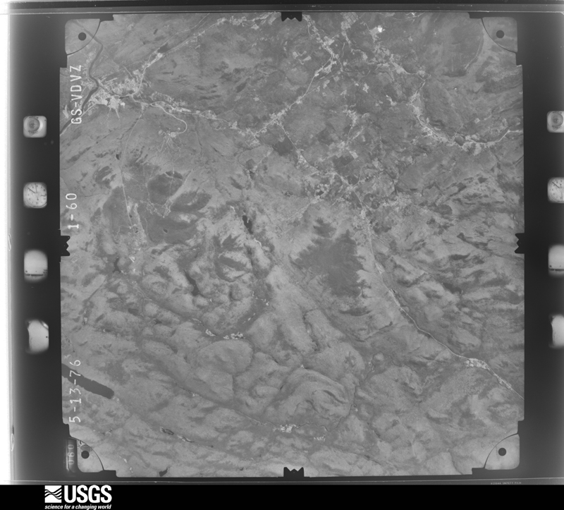U.S. Geological Survey aerial photograph, 1976-05-01, scale 1:78000