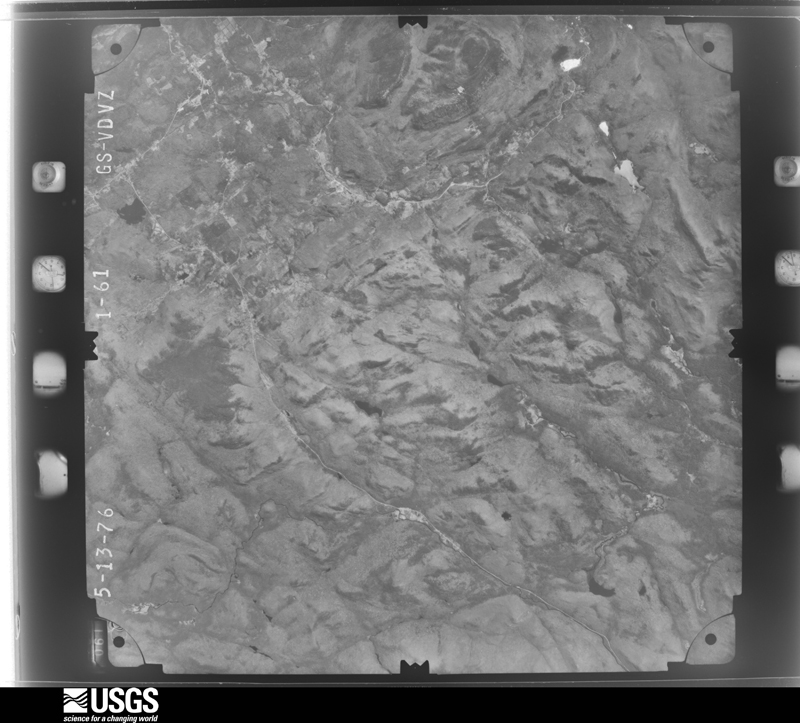 U.S. Geological Survey aerial photograph, 1976-05-01, scale 1:78000