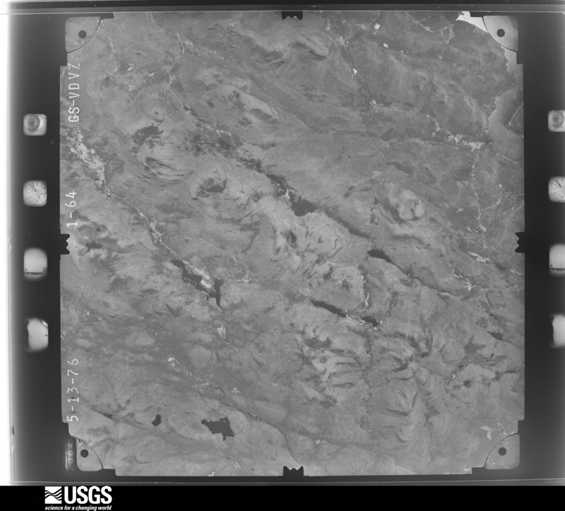 U.S. Geological Survey aerial photograph, 1976-05-01, scale 1:78000