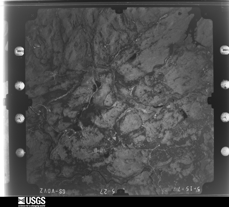 U.S. Geological Survey aerial photograph, 1976-05-01, scale 1:78000