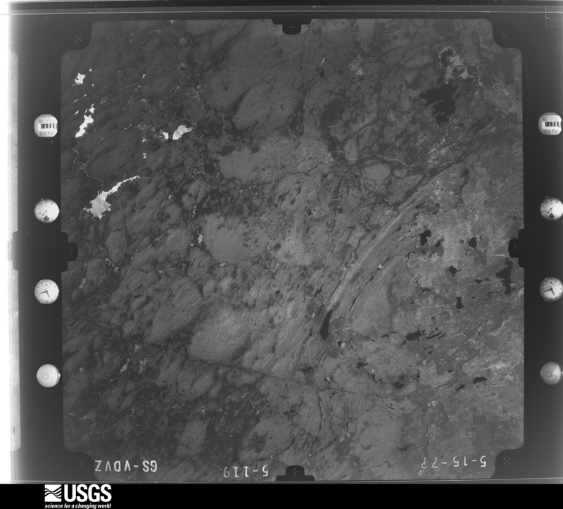 U.S. Geological Survey aerial photograph, 1976-05-01, scale 1:78000