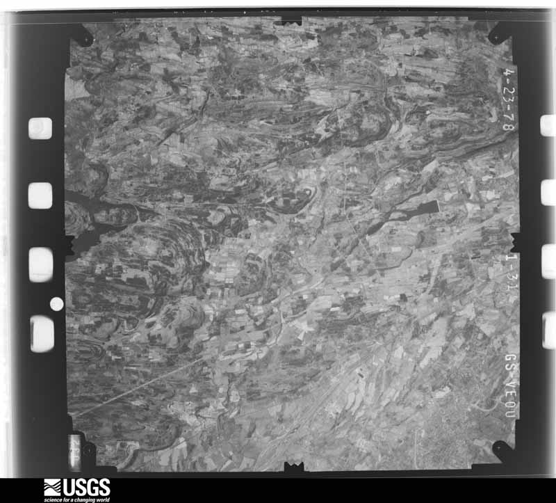 U.S. Geological Survey aerial photograph, 1978-05-11, scale 1:80000