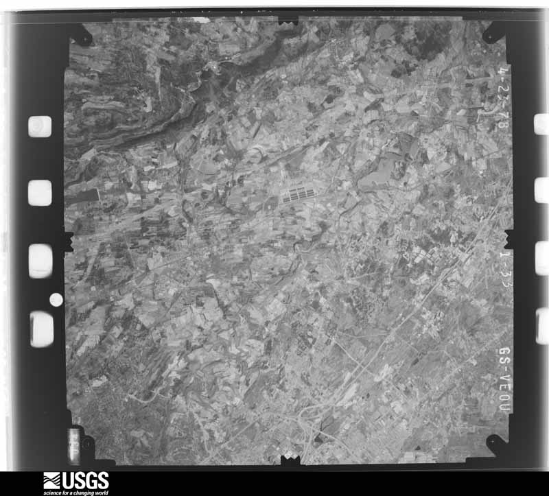 U.S. Geological Survey aerial photograph, 1978-05-11, scale 1:80000