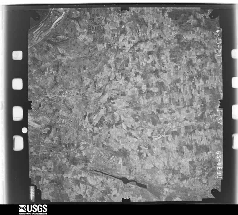 U.S. Geological Survey aerial photograph, 1978-05-11, scale 1:80000