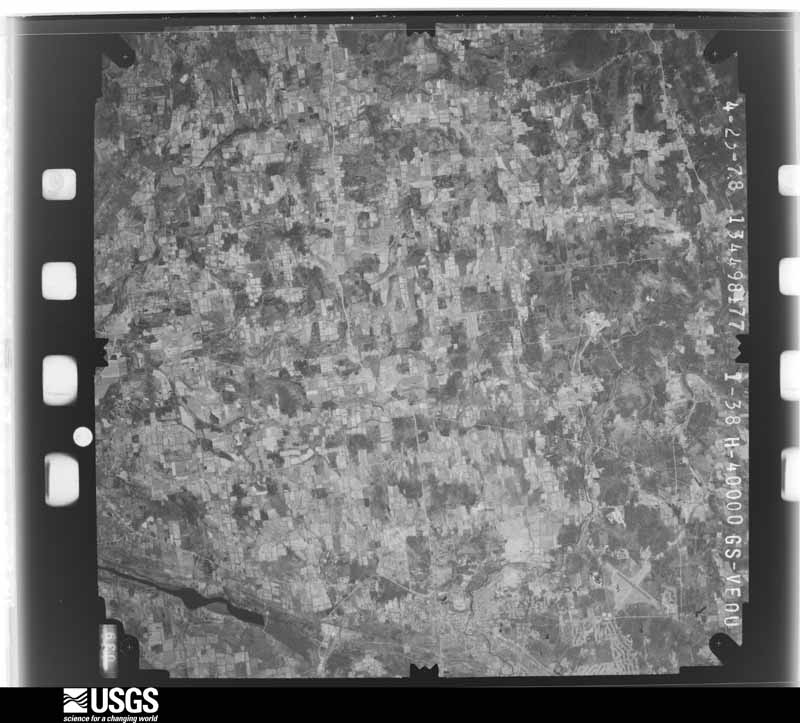 U.S. Geological Survey aerial photograph, 1978-05-11, scale 1:80000
