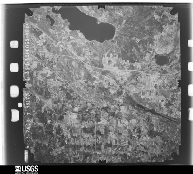 U.S. Geological Survey aerial photograph, 1978-05-11, scale 1:80000