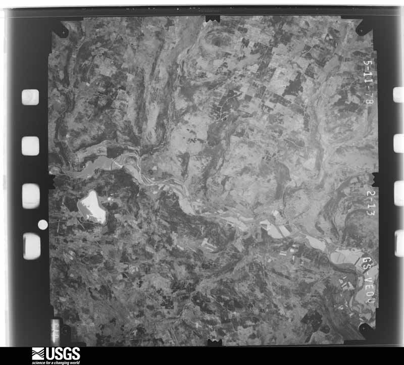 U.S. Geological Survey aerial photograph, 1978-05-11, scale 1:80000