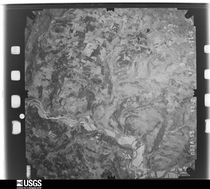 U.S. Geological Survey aerial photograph, 1978-05-11, scale 1:80000