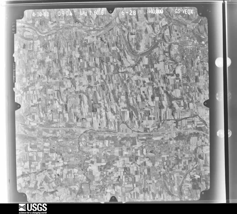 U.S. Geological Survey aerial photograph, 1981-05-01, scale 1:80000