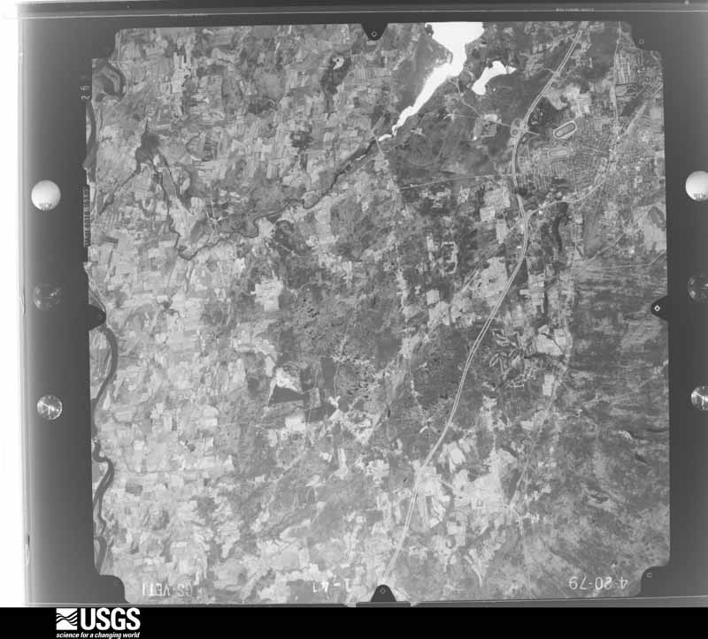 U.S. Geological Survey aerial photograph, 1979-10-01, scale 1:80000