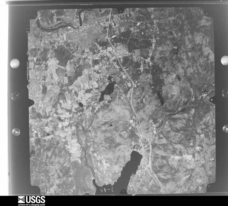 U.S. Geological Survey aerial photograph, 1979-10-01, scale 1:80000