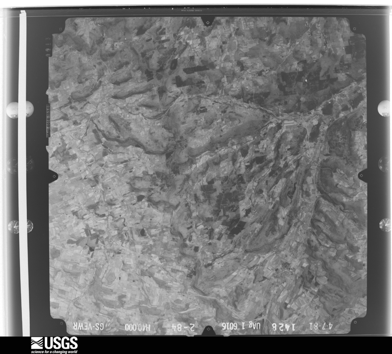 U.S. Geological Survey aerial photograph, 1981-04-07, scale 1:80000