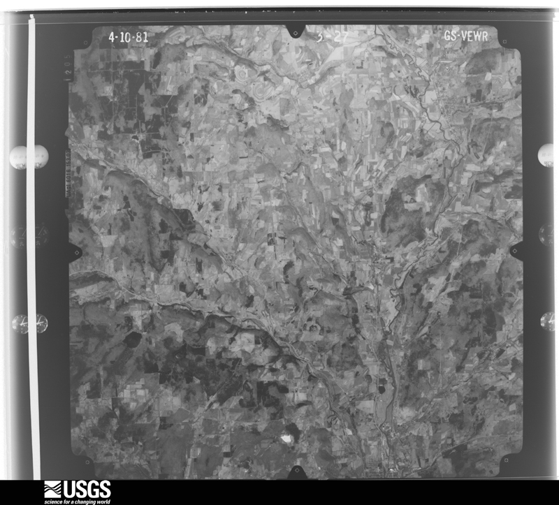 U.S. Geological Survey aerial photograph, 1981-04-10, scale 1:80000