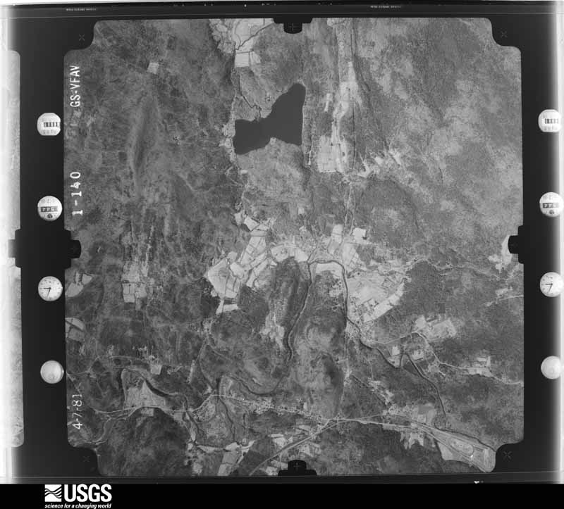U.S. Geological Survey aerial photograph, 1981-04-01, scale 1:26000