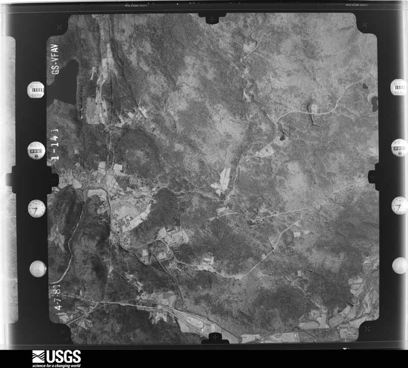 U.S. Geological Survey aerial photograph, 1981-04-01, scale 1:26000