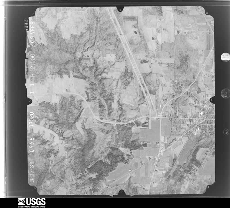 U.S. Geological Survey aerial photograph, 1983-03-01, scale 1:24000