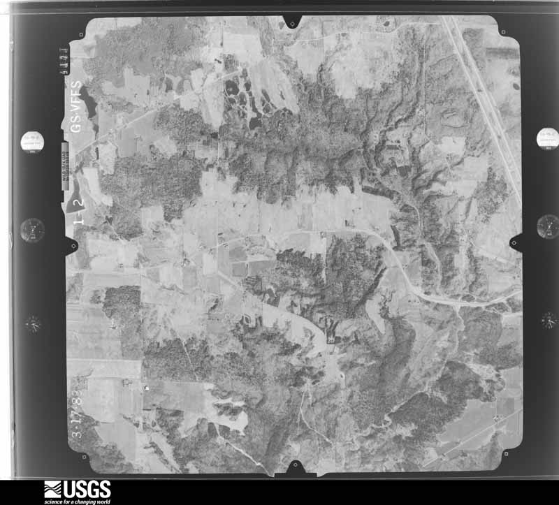 U.S. Geological Survey aerial photograph, 1983-03-01, scale 1:24000