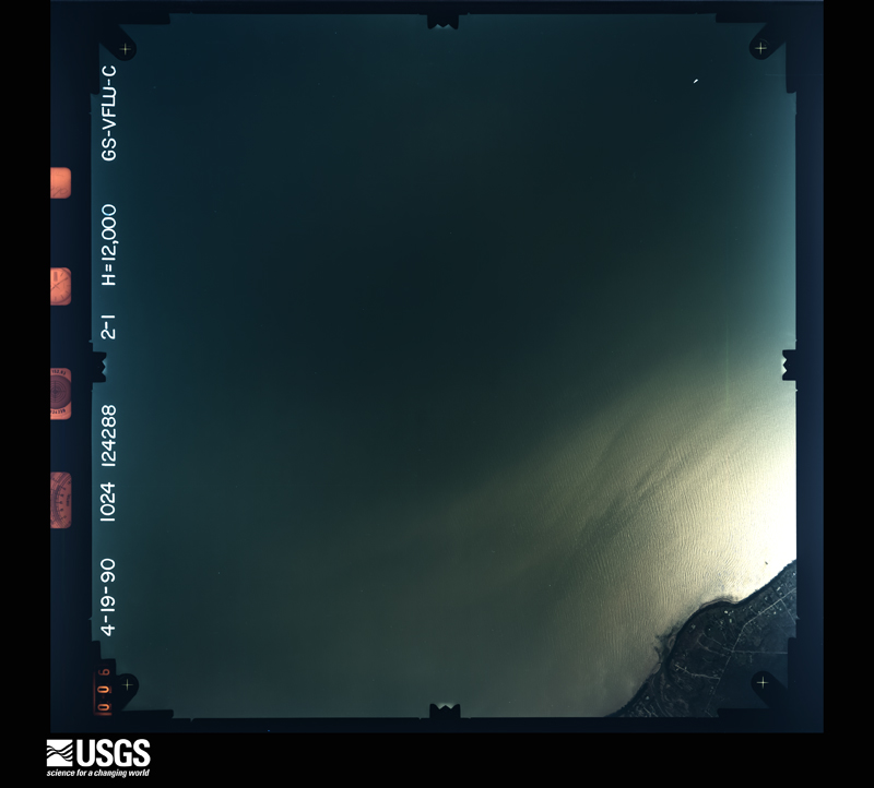U.S. Geological Survey aerial photograph, 1990-04-19, scale 1:24000