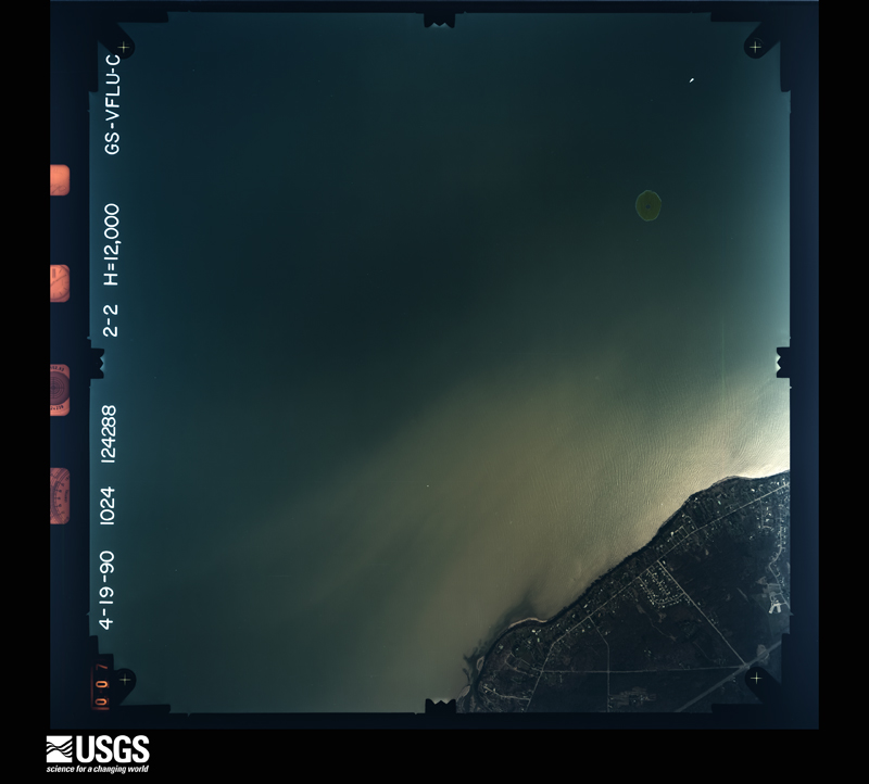U.S. Geological Survey aerial photograph, 1990-04-19, scale 1:24000