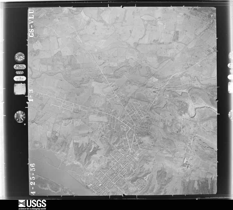U.S. Geological Survey aerial photograph, 1956-04-25, scale 1:24000