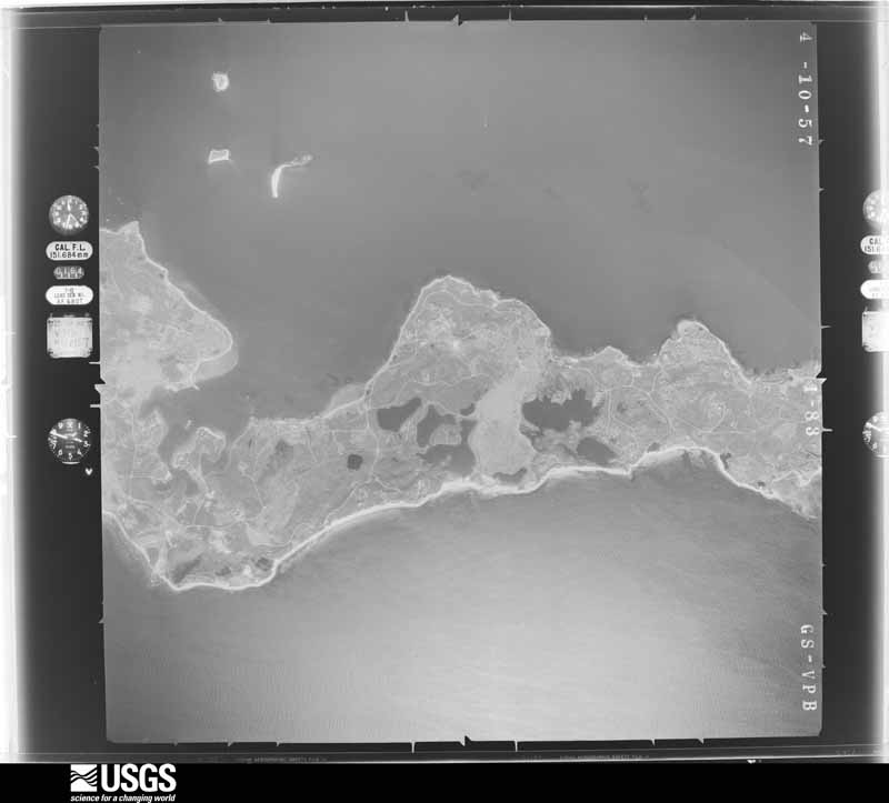U.S. Geological Survey aerial photograph, 1957-04-10, scale 1:24000