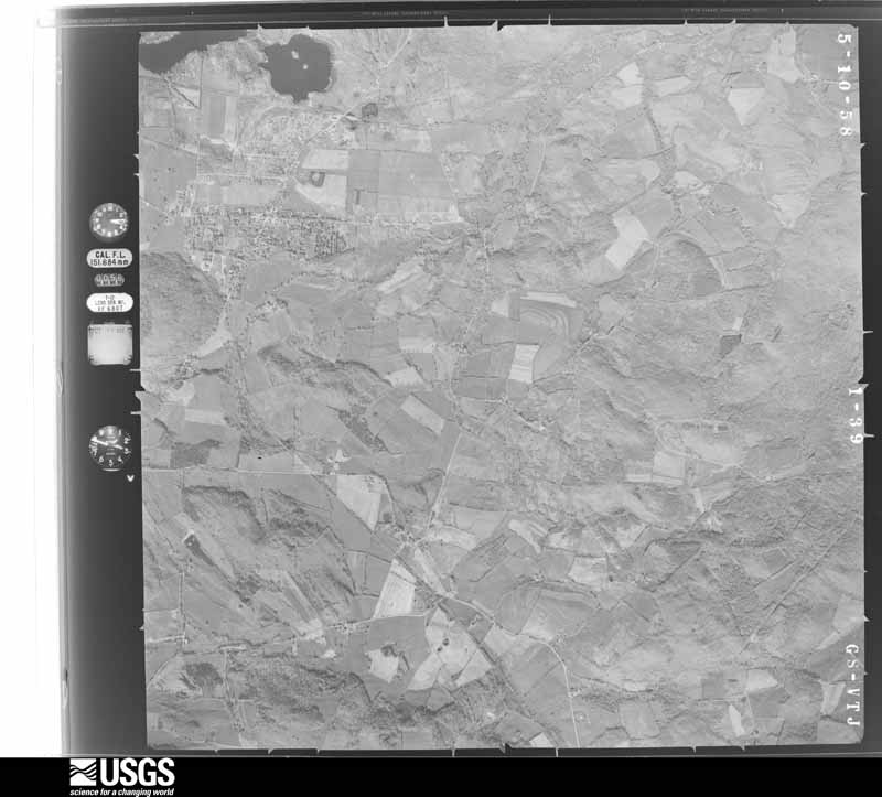 U.S. Geological Survey aerial photograph, 1958-05-10, scale 1:24000