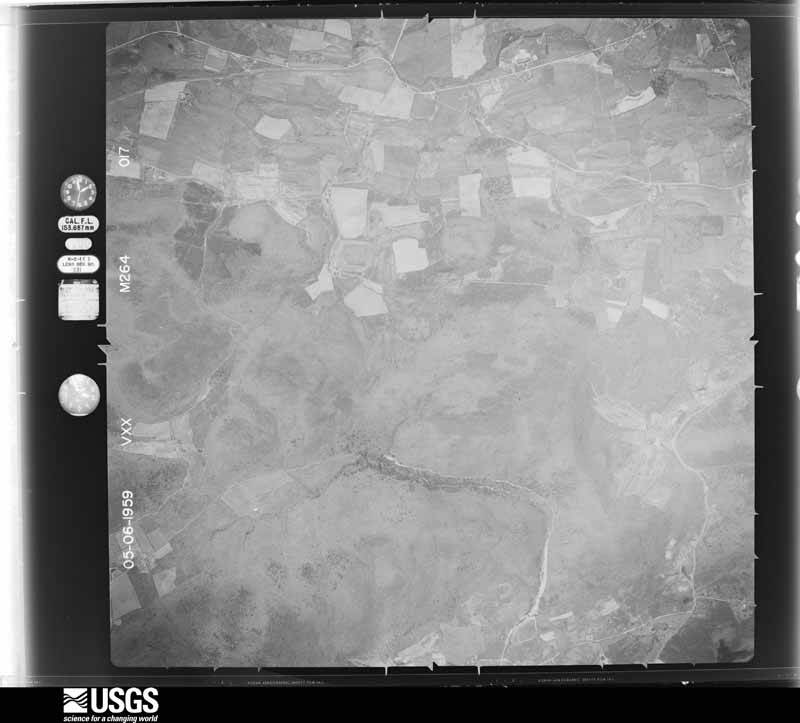 U.S. Geological Survey aerial photograph, 1959-05-06, scale 1:26700