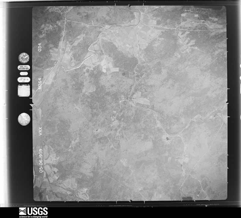 U.S. Geological Survey aerial photograph, 1959-05-06, scale 1:26700