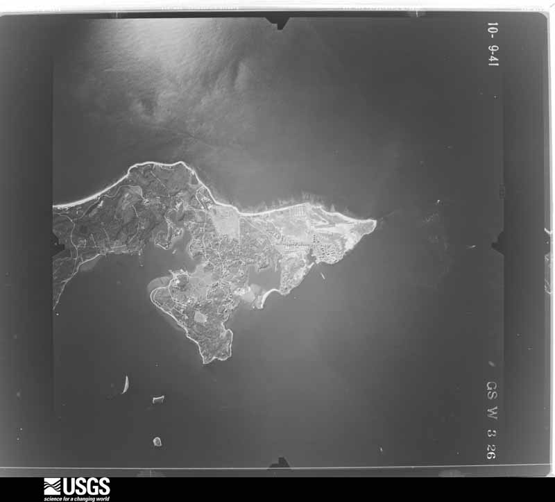 U.S. Geological Survey aerial photograph, 1941-10-09, scale 1:28800