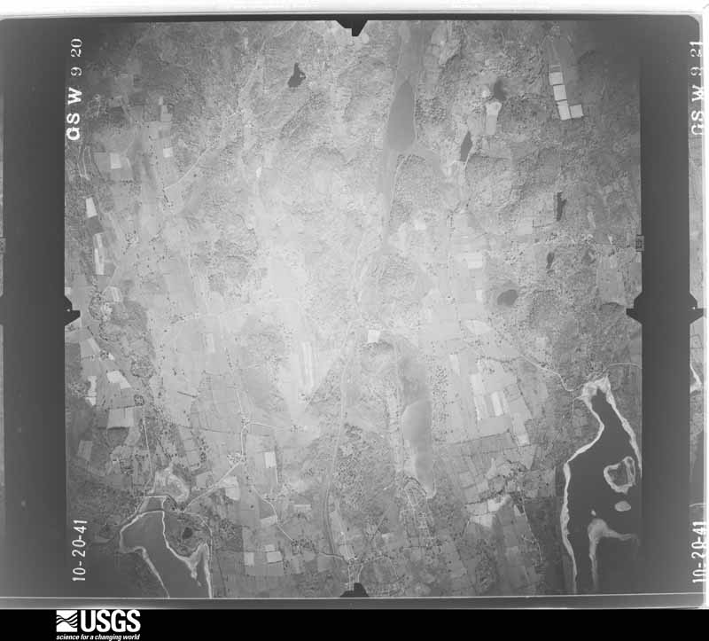 U.S. Geological Survey aerial photograph, 1941-10-20, scale 1:28800